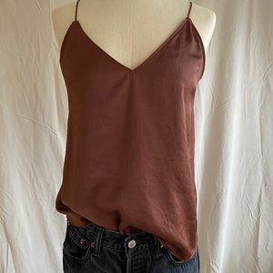 Rust/copper Satin cami